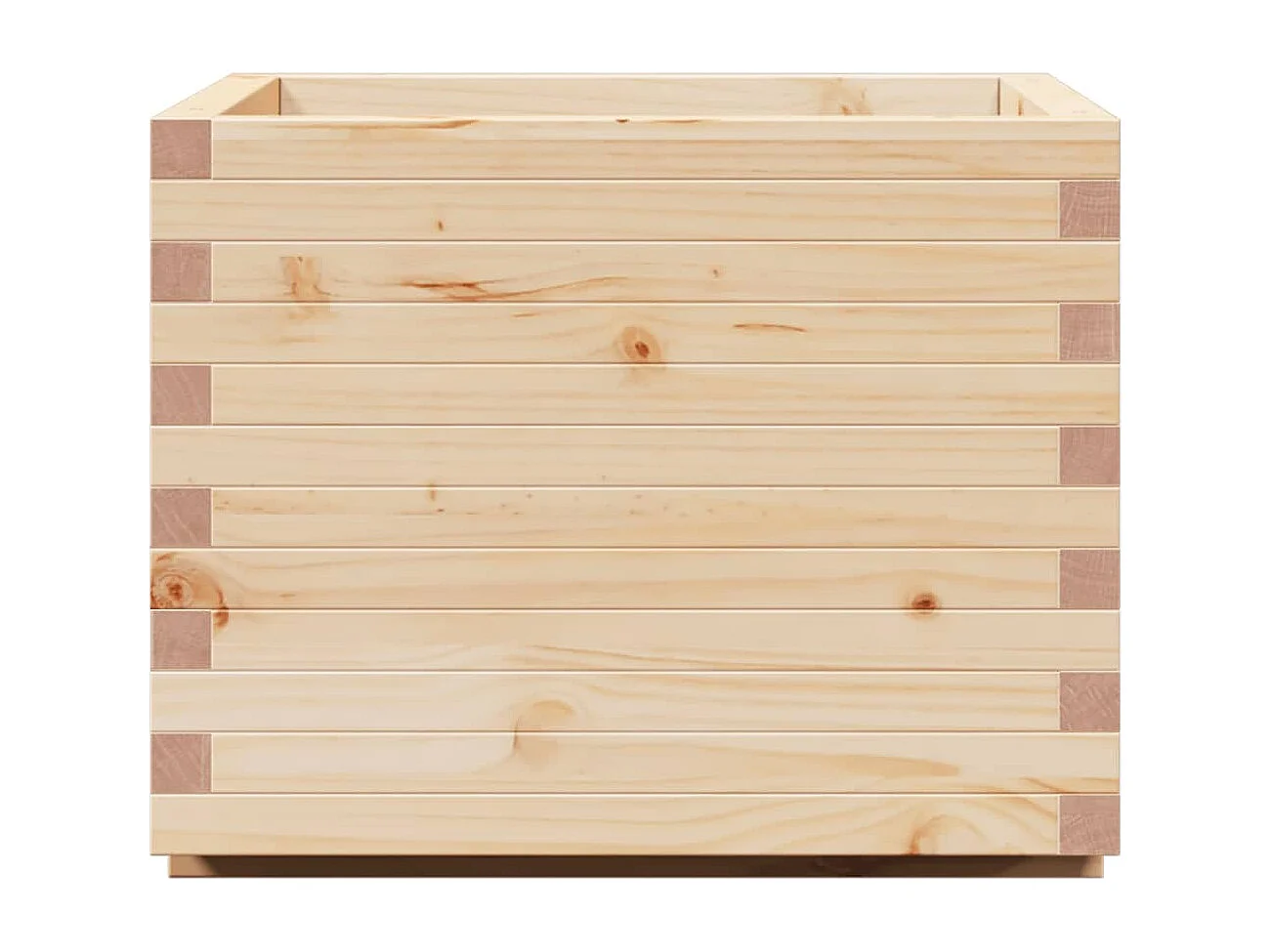 Jardinière 60x60x49,5 cm bois de pin massif