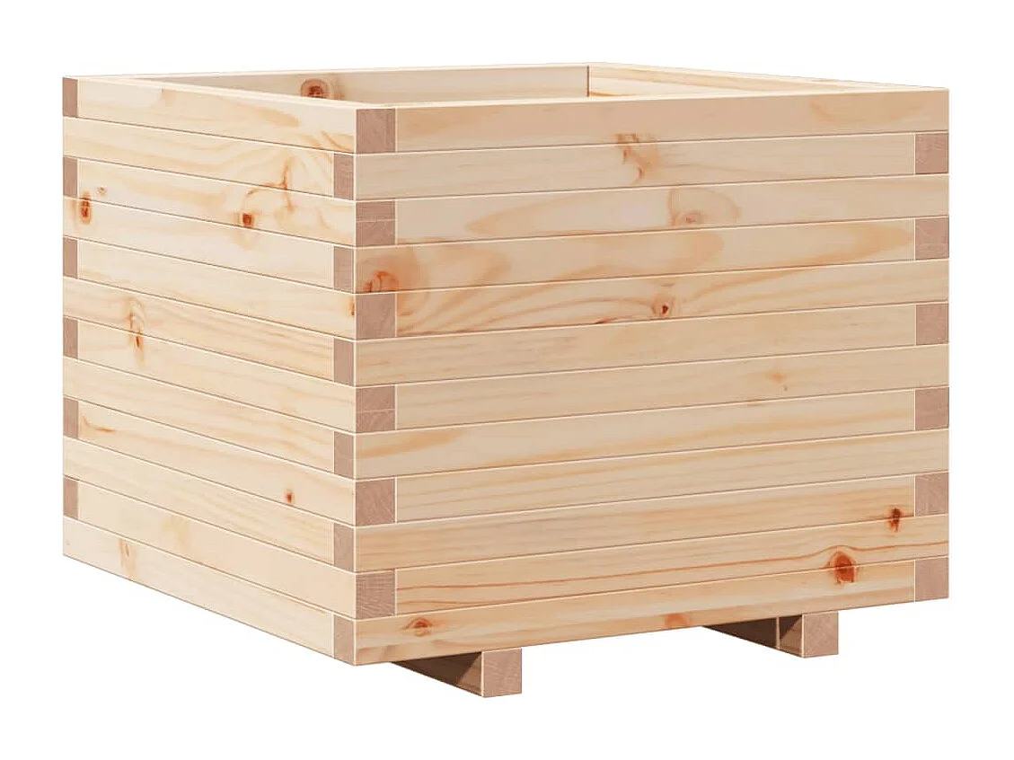 Jardinière 60x60x49,5 cm bois de pin massif