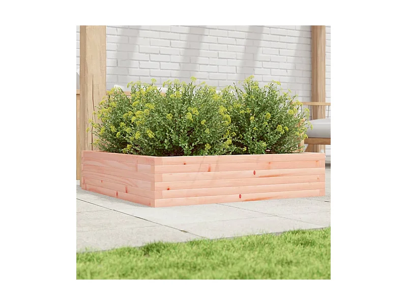 Pflanzkübel 100x100x23 cm Massivholz Douglasie