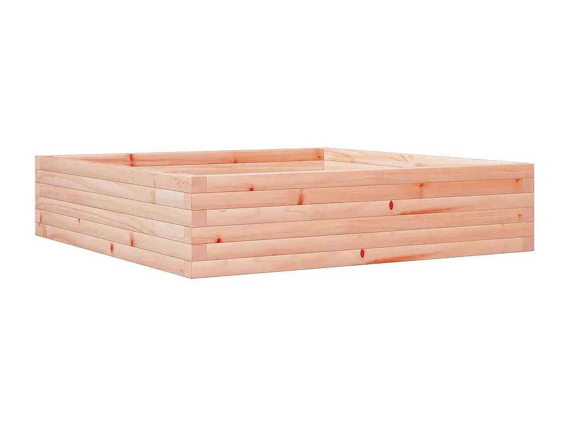 Jardinière 100x100x23 cm bois massif de douglas