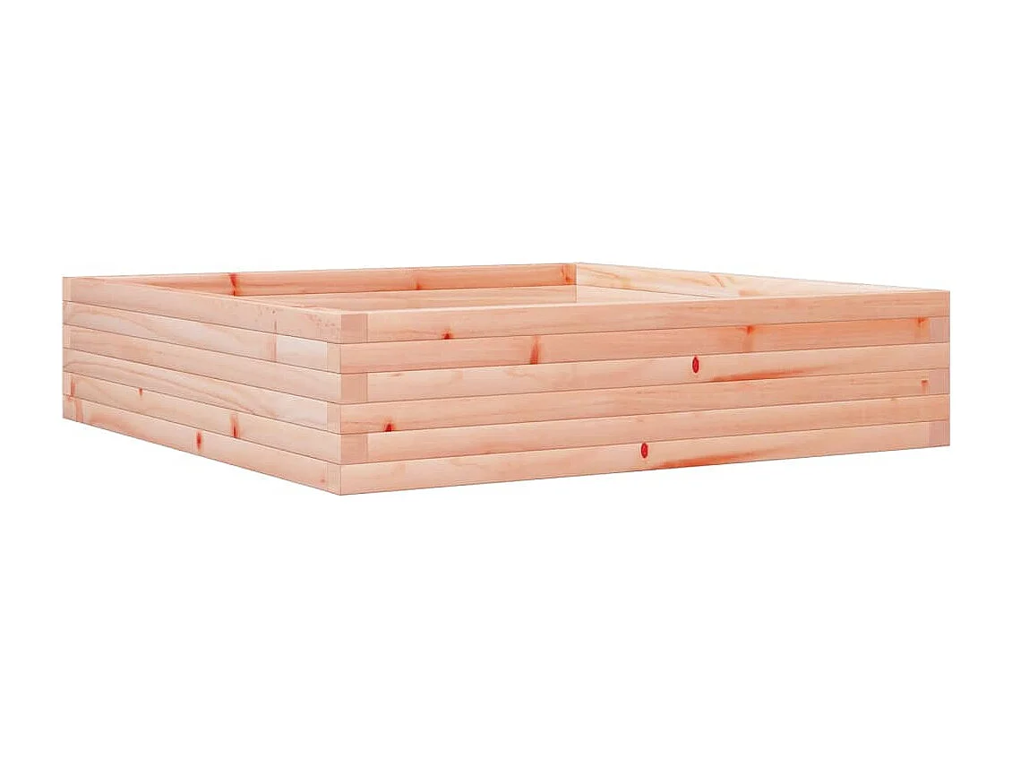 Jardinière 100x100x23 cm bois massif de douglas