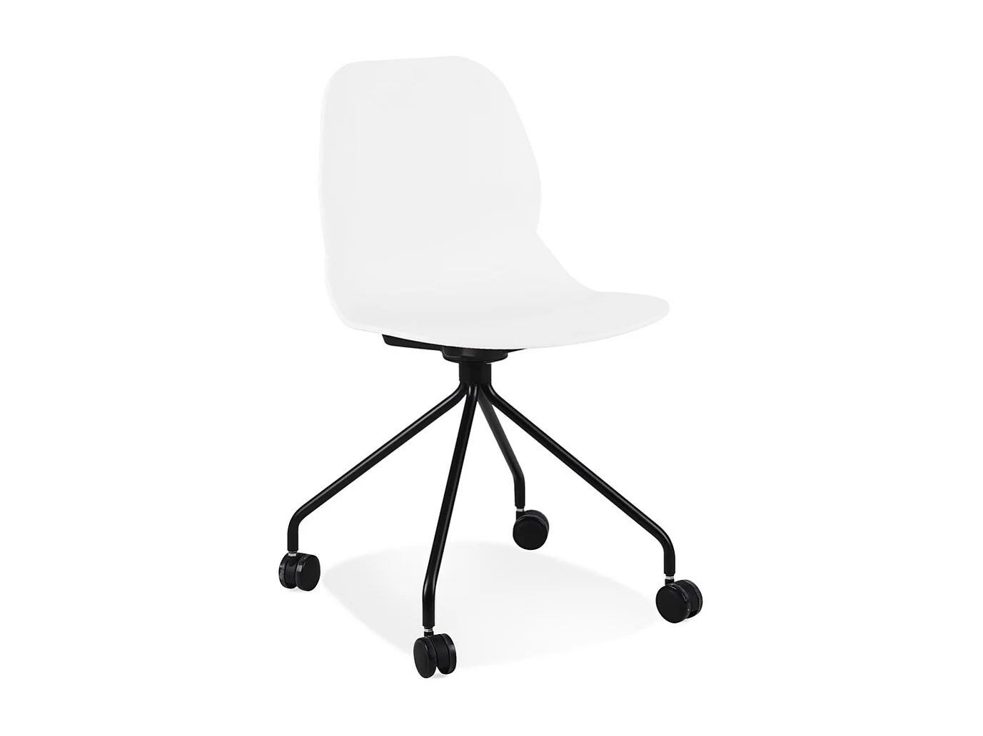 Bürostuhl - NADIA - wit - 49x46x81 cm