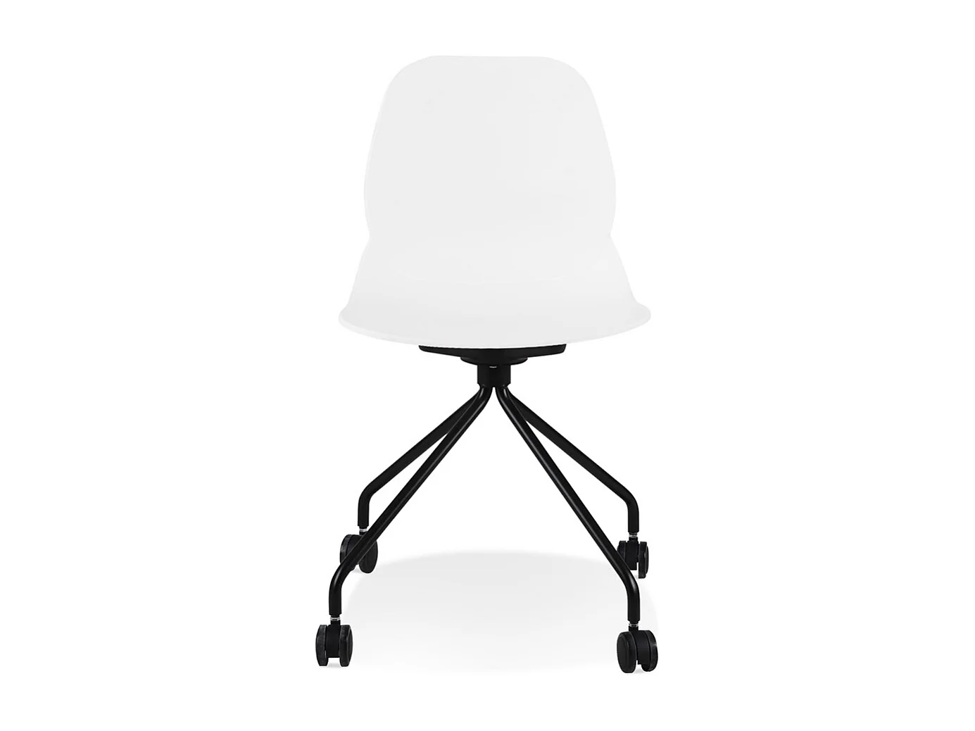 Bürostuhl - NADIA - wit - 49x46x81 cm