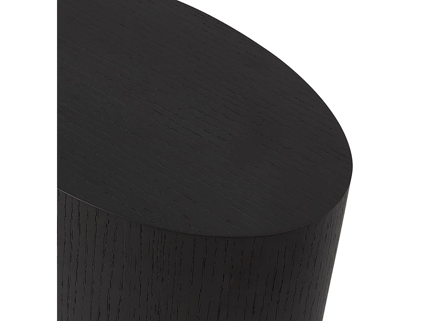 Set mit 2 Beistelltischen - SOKLE - zwart - 48x33x40 cm