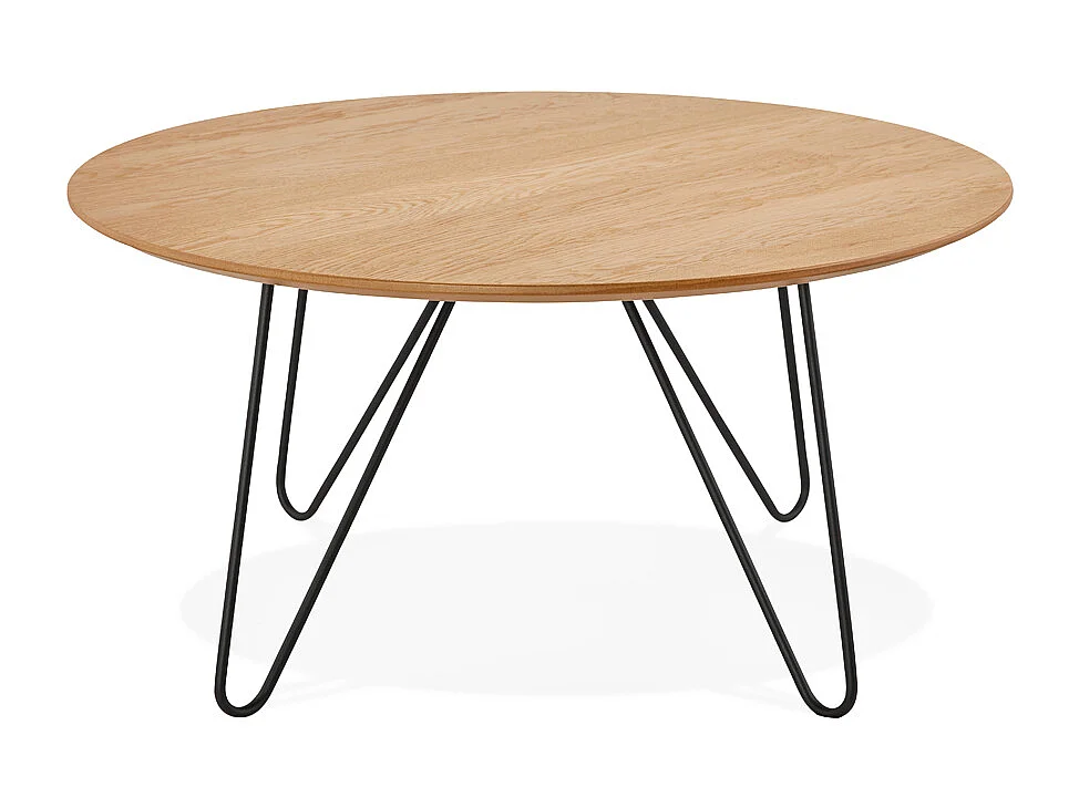 Couchtisch im Wohnzimmer - PLUTO - beige - 80x40x80 cm