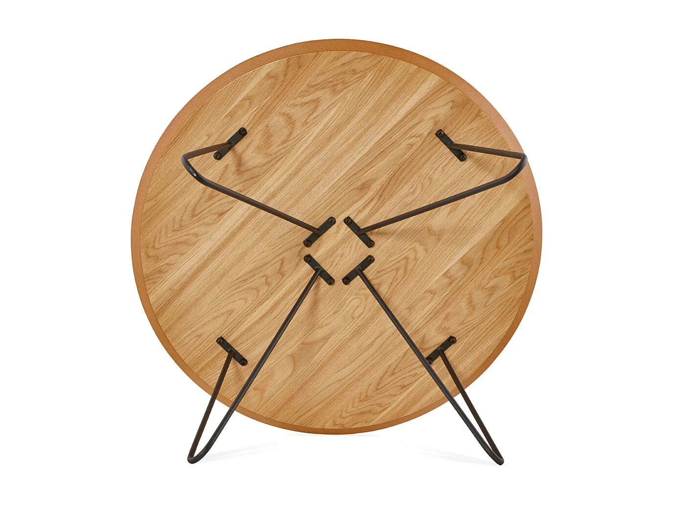 Couchtisch im Wohnzimmer - PLUTO - beige - 80x40x80 cm