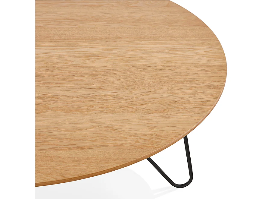 Couchtisch im Wohnzimmer - PLUTO - beige - 80x40x80 cm