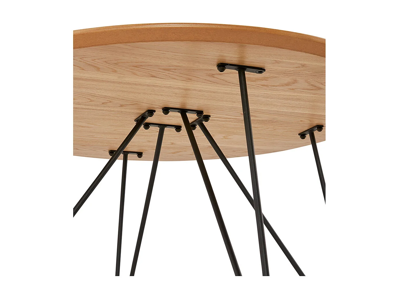 Couchtisch im Wohnzimmer - PLUTO - beige - 80x40x80 cm