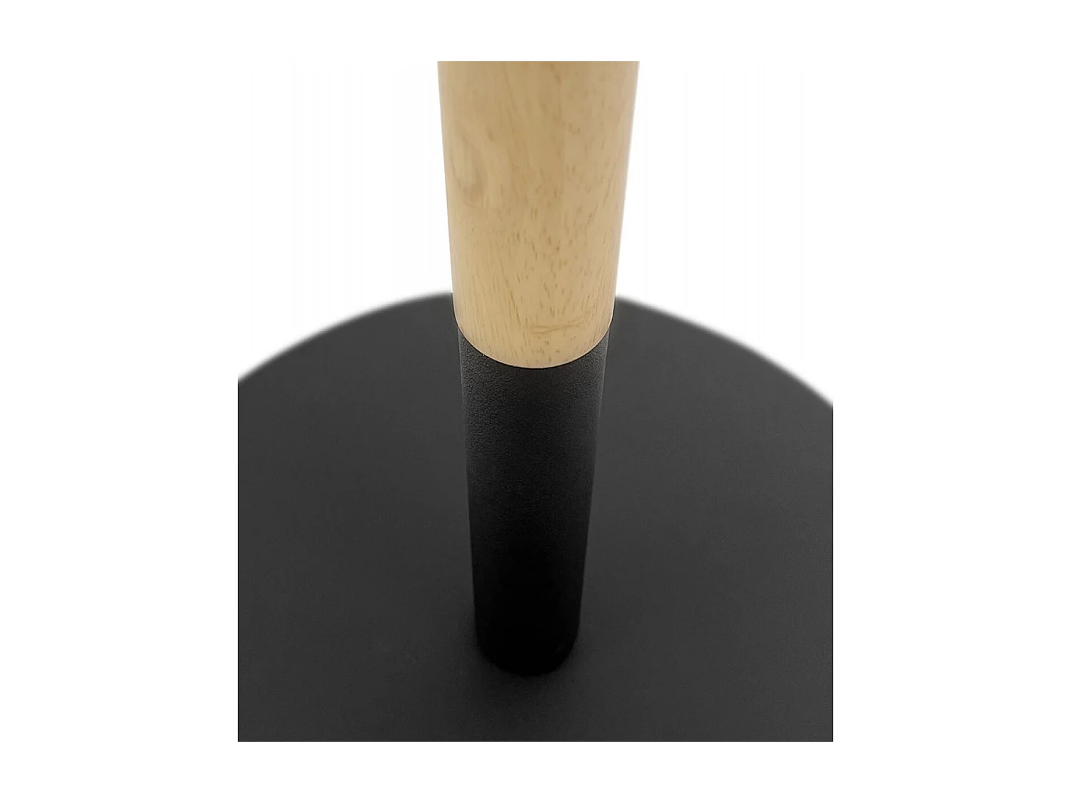 Table d'Appoint Design "Rhoda" 40cm Naturel & Noir