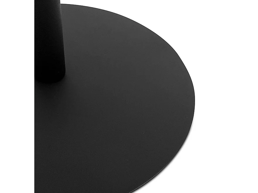 Table d'Appoint Design "Rhoda" 40cm Naturel & Noir