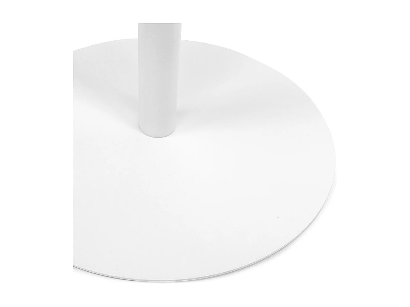 Table Basse Design "Rhoda" 48cm Naturel & Blanc