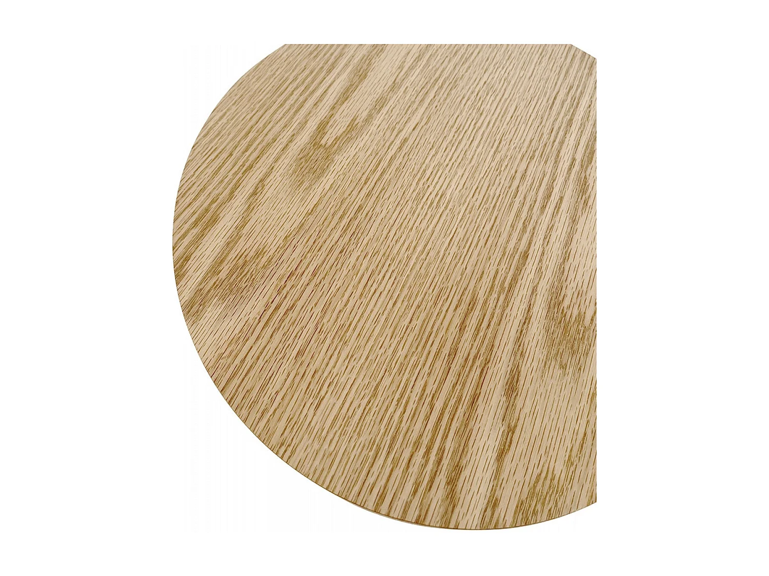 Table Basse Design "Rhoda" 48cm Naturel & Blanc
