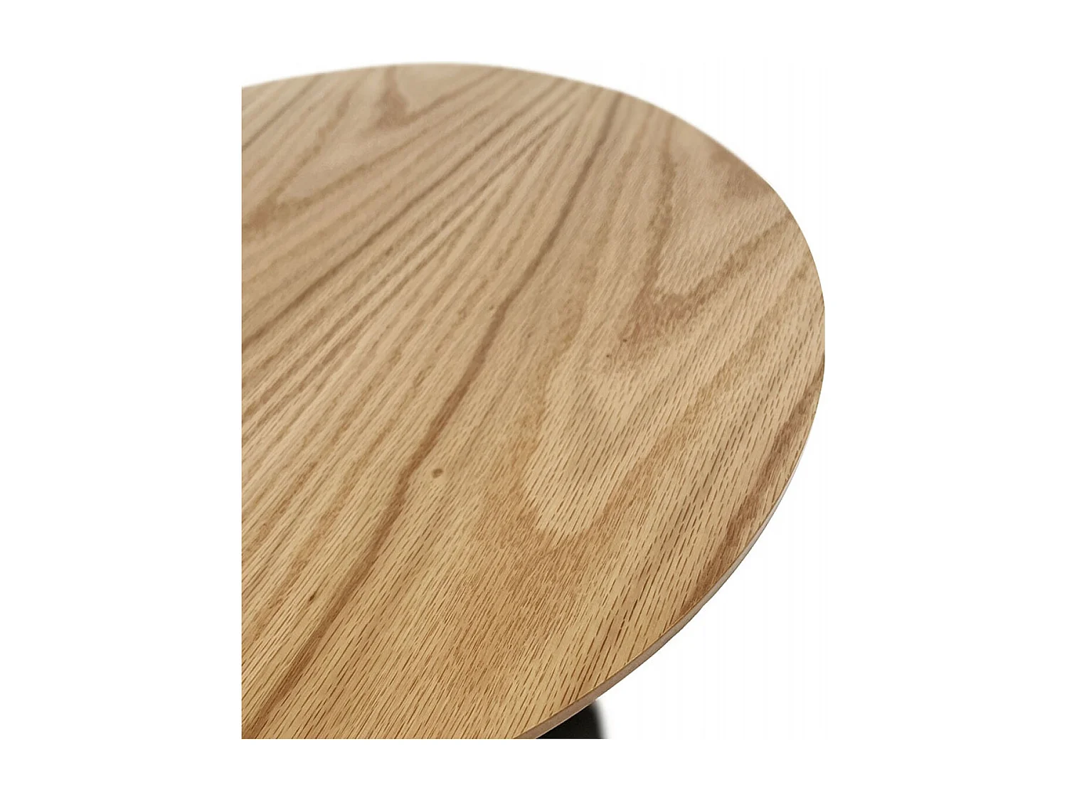 Table Basse Design "Rhoda" 48cm Naturel & Noir
