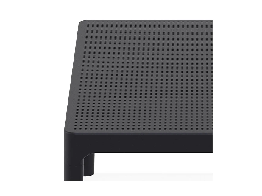 Garten-Couchtisch - DOTY - Schwarz - 100x60x40 cm