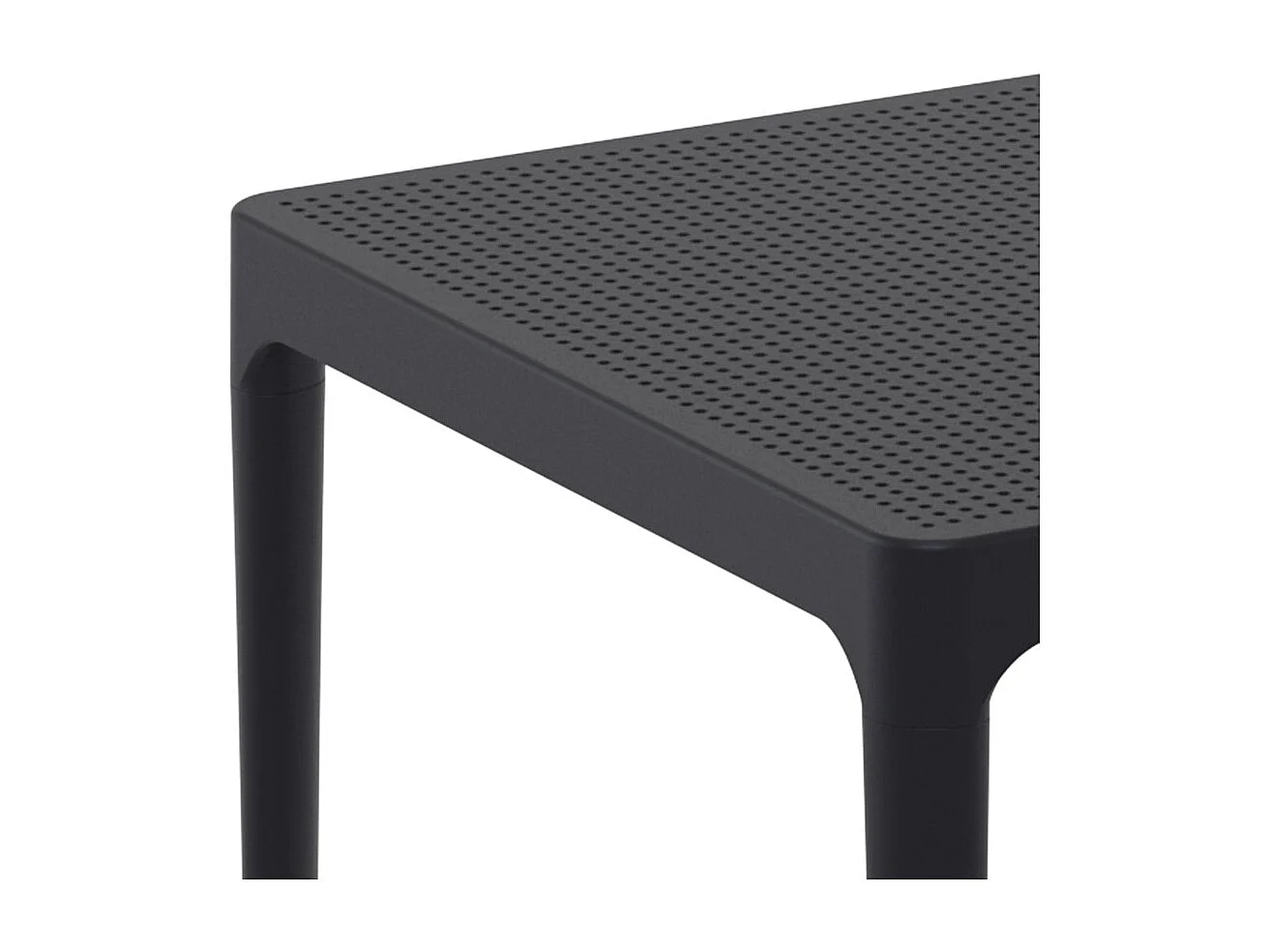 Garten-Couchtisch - DOTY - Schwarz - 100x60x40 cm