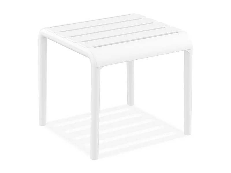 Niedriger Tisch - SIDONY - Weiß - 42x41x40 cm