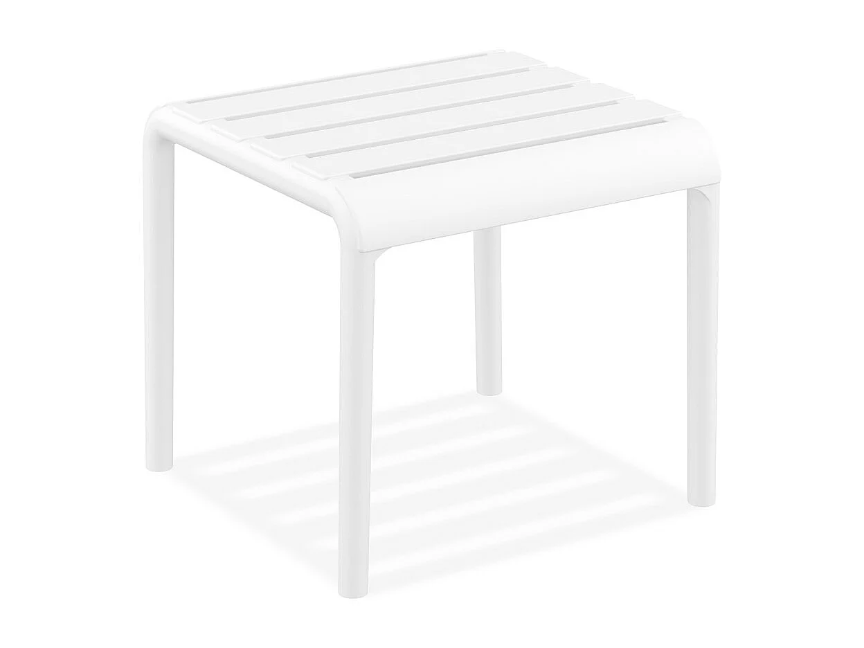 Niedriger Tisch - SIDONY - Weiß - 42x41x40 cm