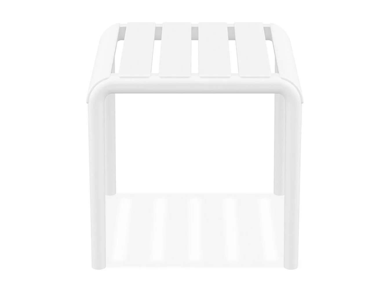 Niedriger Tisch - SIDONY - Weiß - 42x41x40 cm