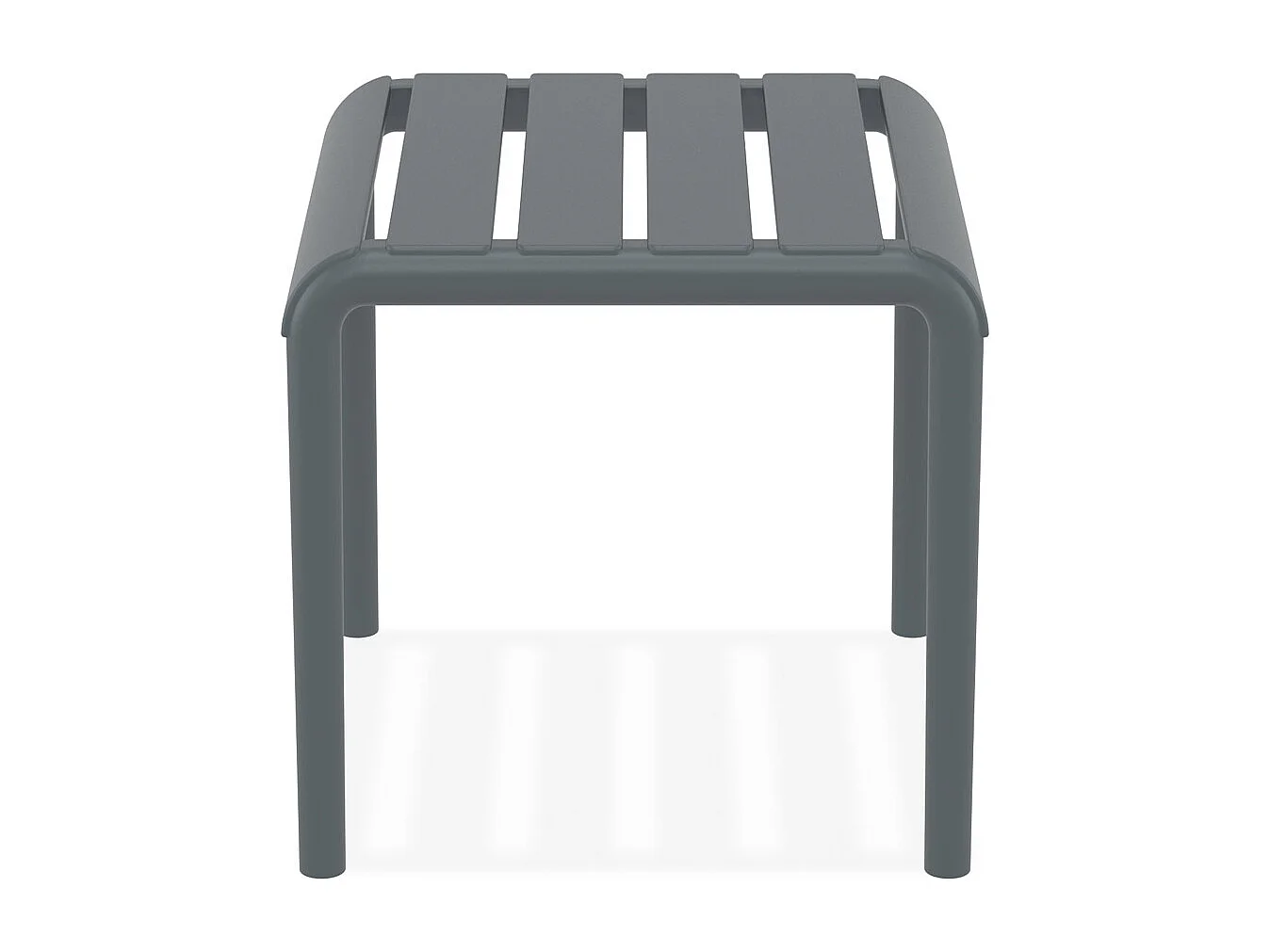 Niedriger Tisch - SIDONY - grau - 42x41x40 cm