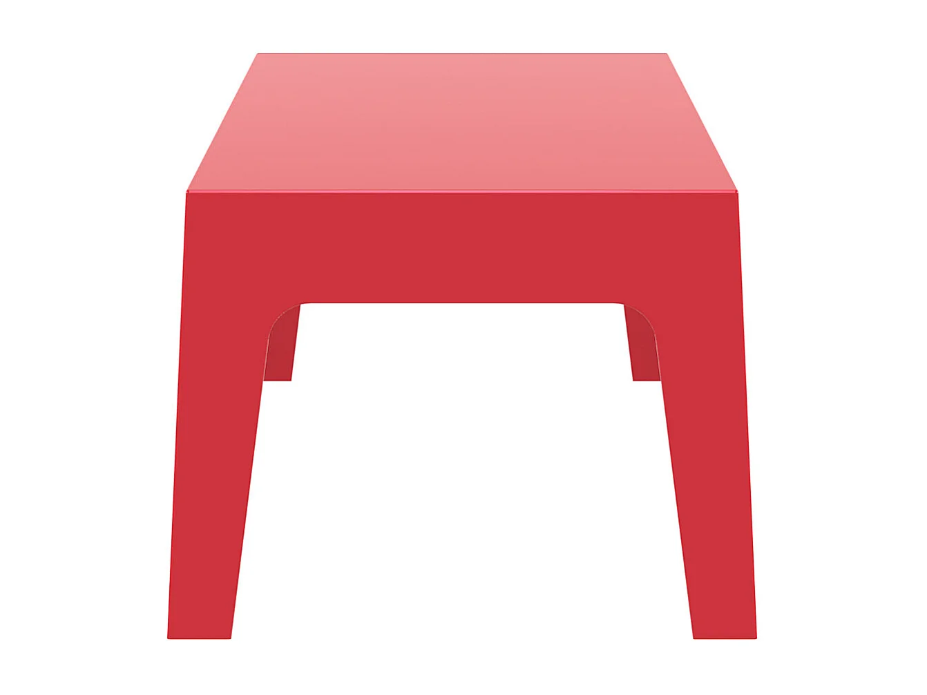 Designertisch - MARTO - Rot - 77x56x43 cm