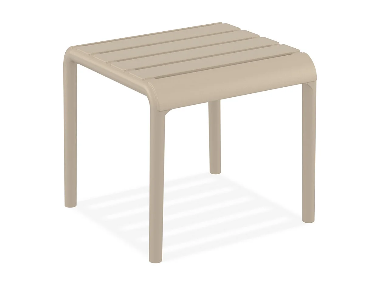 Tavolo basso -SIDONY - Taupe - 42x41x40 cm