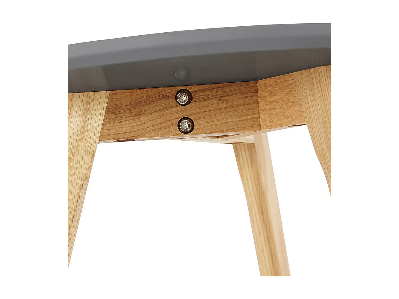 Runde Satztische - GABY - grau - 50x50x45 cm