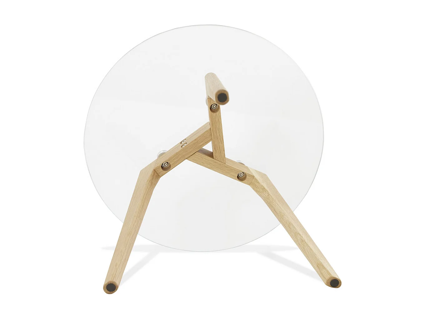 Runder Satztisch - LOVYOU - transparant - 50x50x45 cm