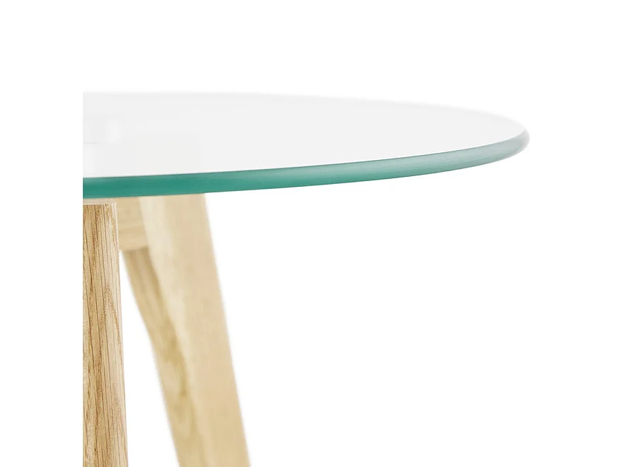 Runder Satztisch - LOVYOU - transparant - 50x50x45 cm