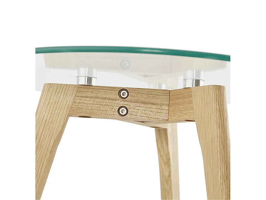 Runder Satztisch - LOVYOU - transparant - 50x50x45 cm