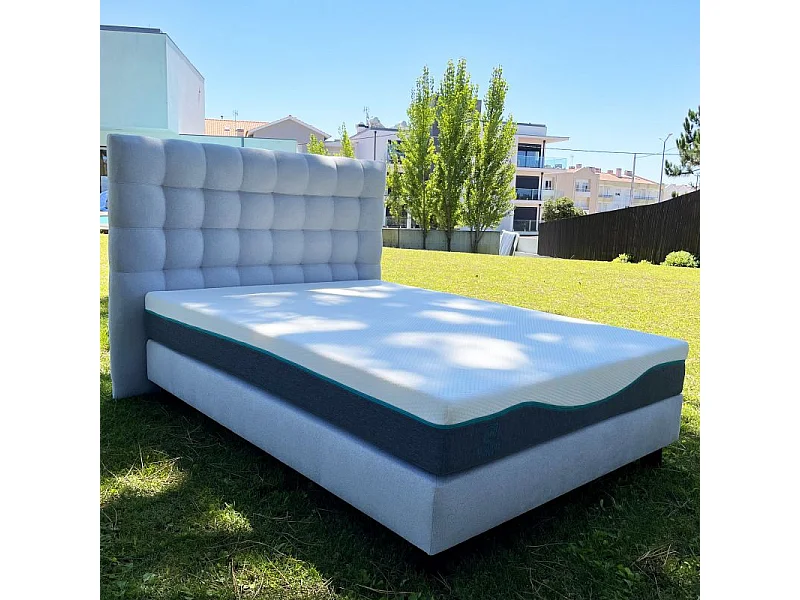 Tête de lit 1 place VERSAILLES Gamme Prestige Hôtel, Capitonnée avec Tissus de Qualité Supérieure, 90 x 105cm