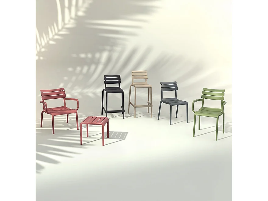 Barhocker - NOBU - Mol - 53x55x105 cm