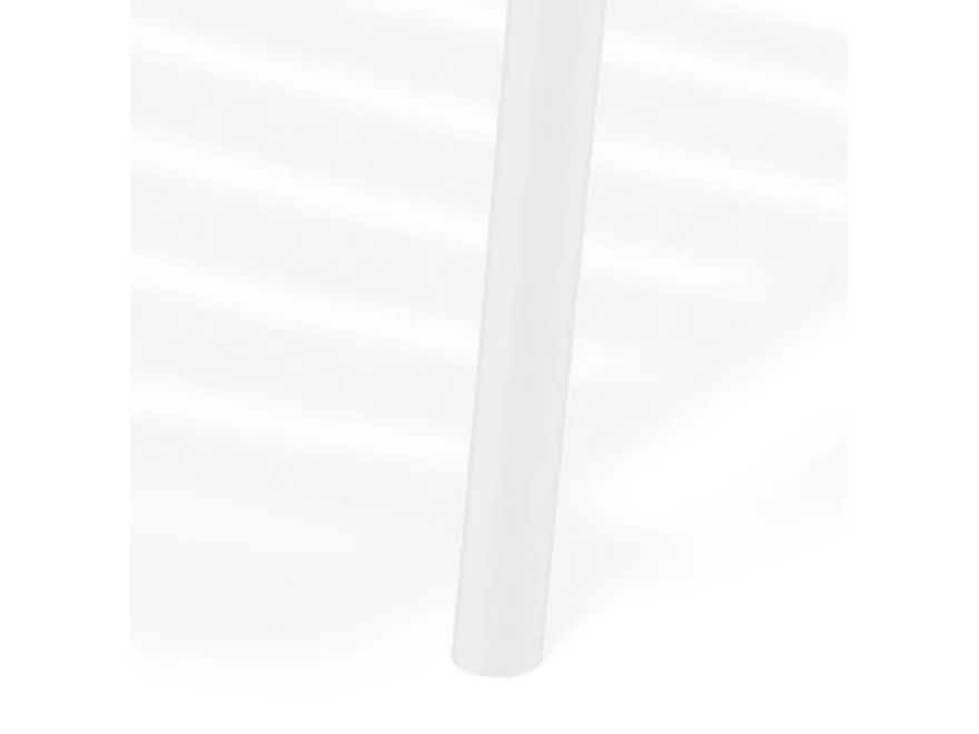 Gartenstuhl mit Armlehnen - FLORA - Weiß - 58x59x84 cm