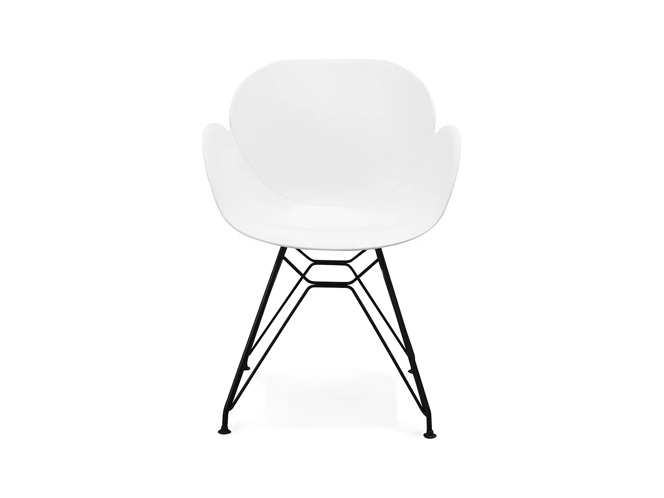 Designerstuhl - SATELIT - wit - 57,5x59x85 cm