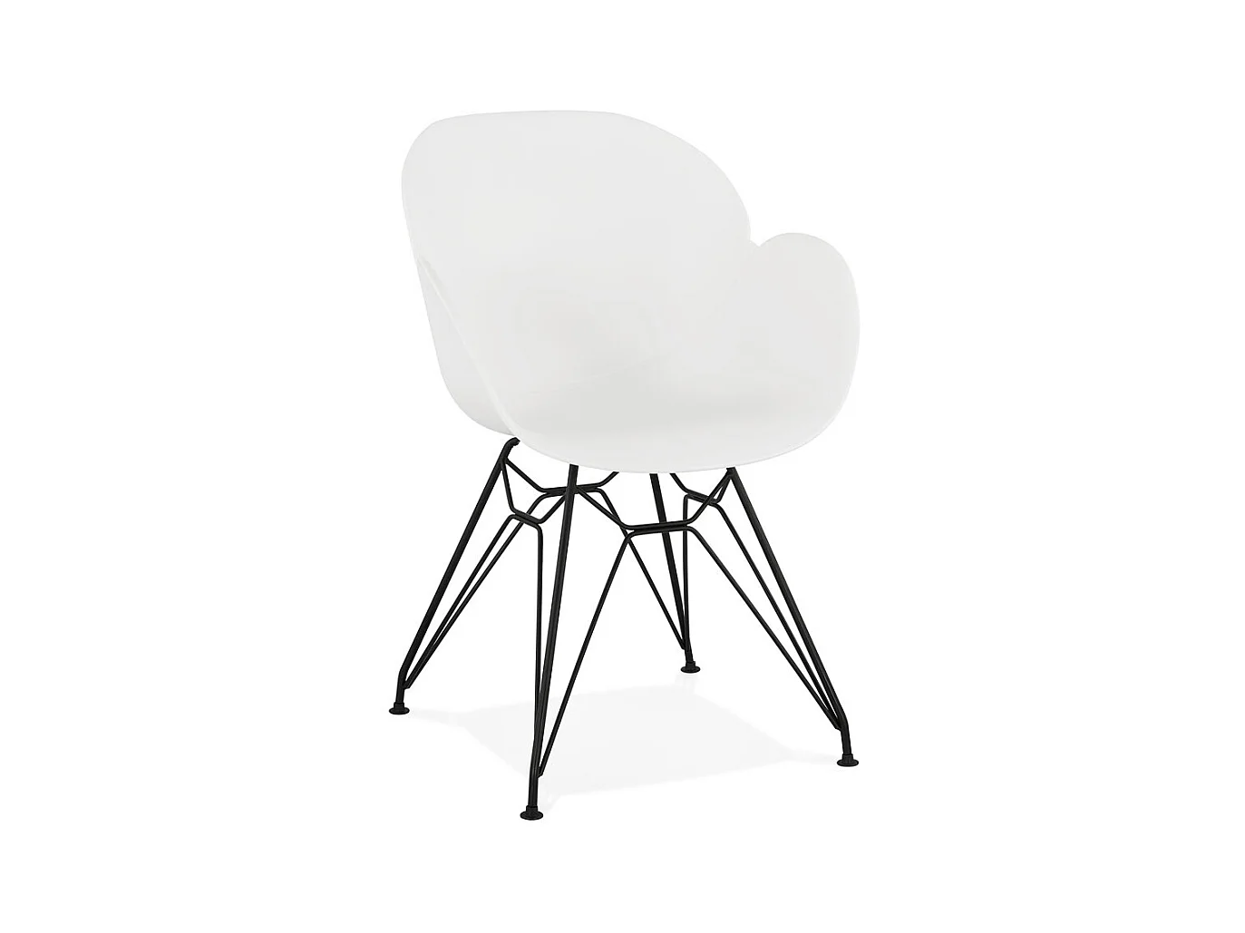 Designerstuhl - SATELIT - wit - 57,5x59x85 cm