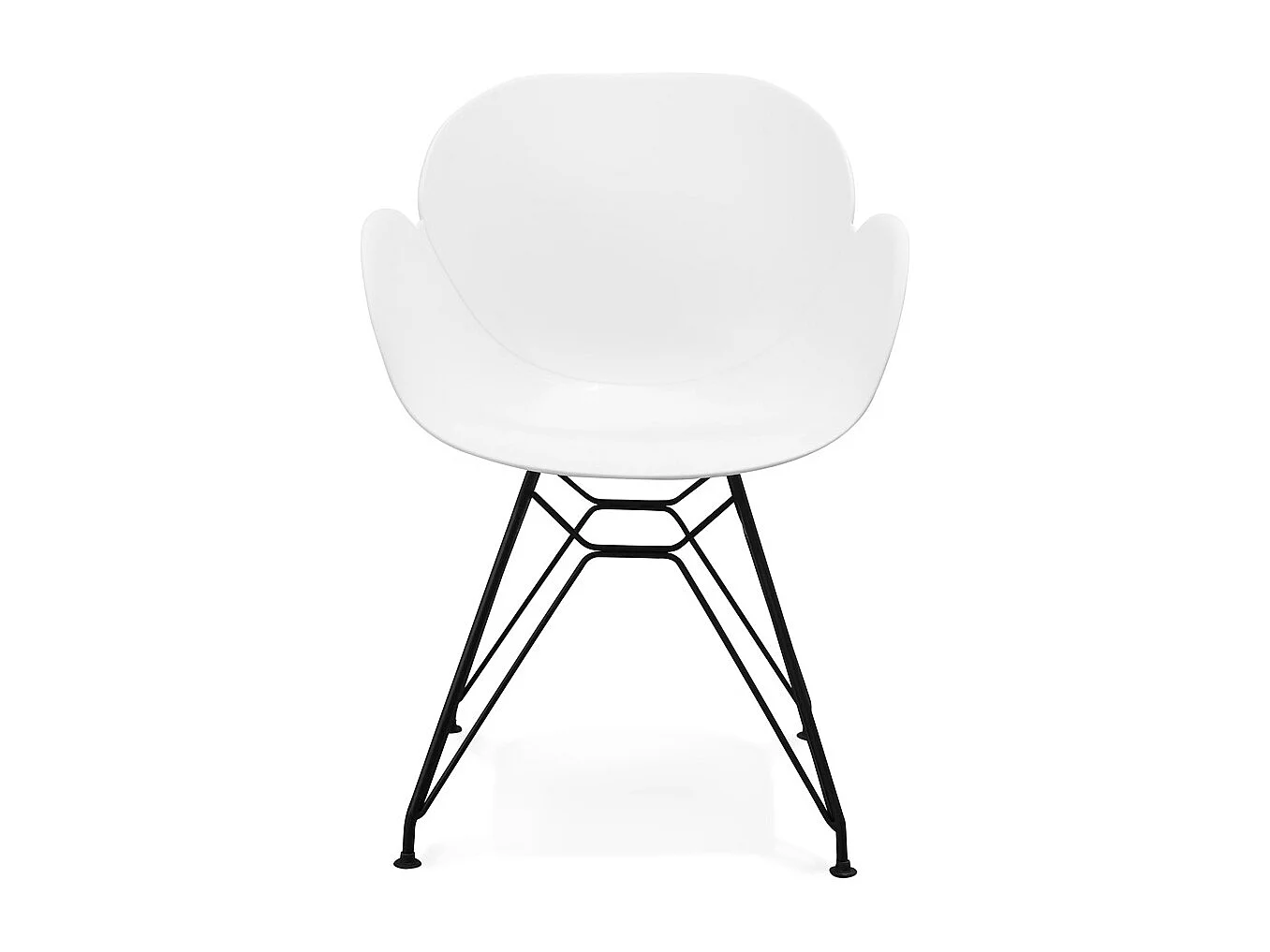 Designerstuhl - SATELIT - wit - 57,5x59x85 cm