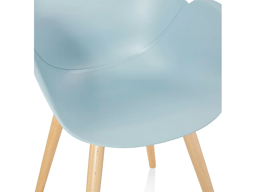 Sedia dal design scandinavo -PICATA - Blu - 59,5x59x84,5 cm