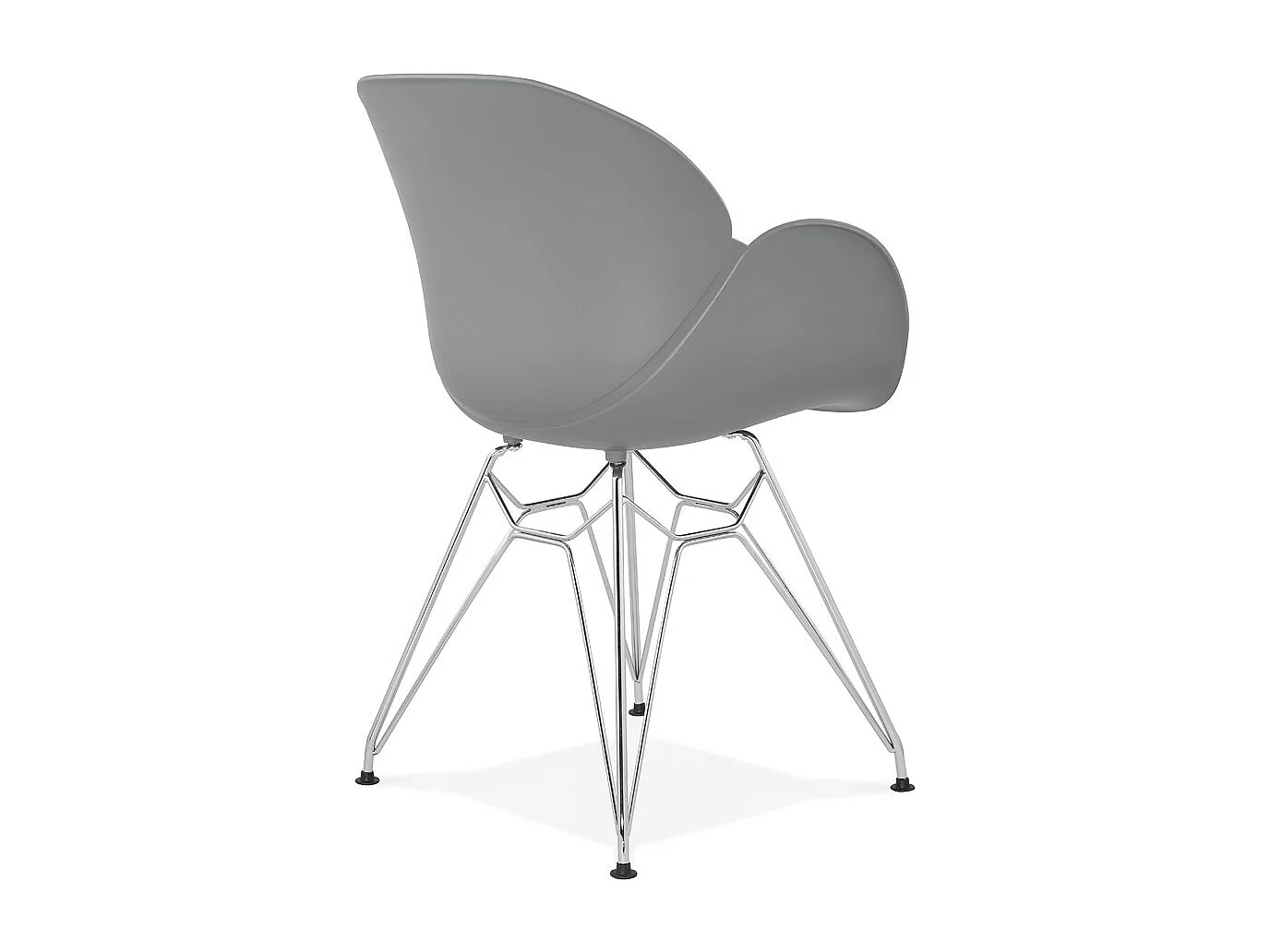 Moderner Stuhl - UNAMI - grijs - 57,5x59x85 cm