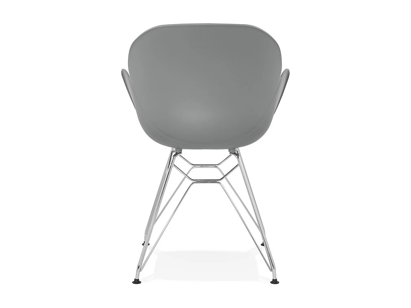 Moderner Stuhl - UNAMI - grijs - 57,5x59x85 cm