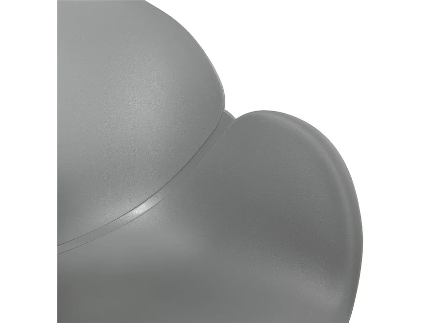 Moderner Stuhl - UNAMI - grijs - 57,5x59x85 cm