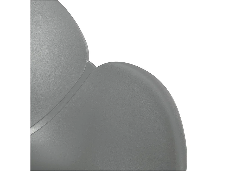 Moderner Stuhl - UNAMI - grijs - 57,5x59x85 cm