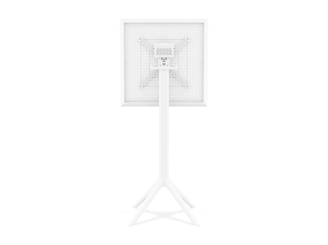 Klappbarer Stehtisch - FOLY - wit - 60x60x108 cm