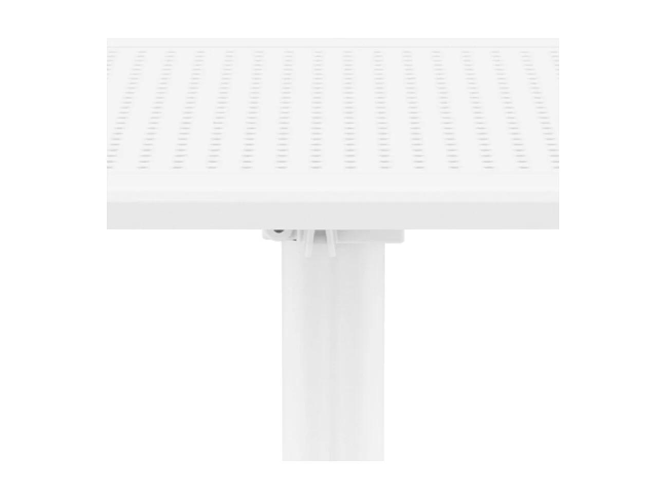 Klappbarer Stehtisch - FOLY - wit - 60x60x108 cm