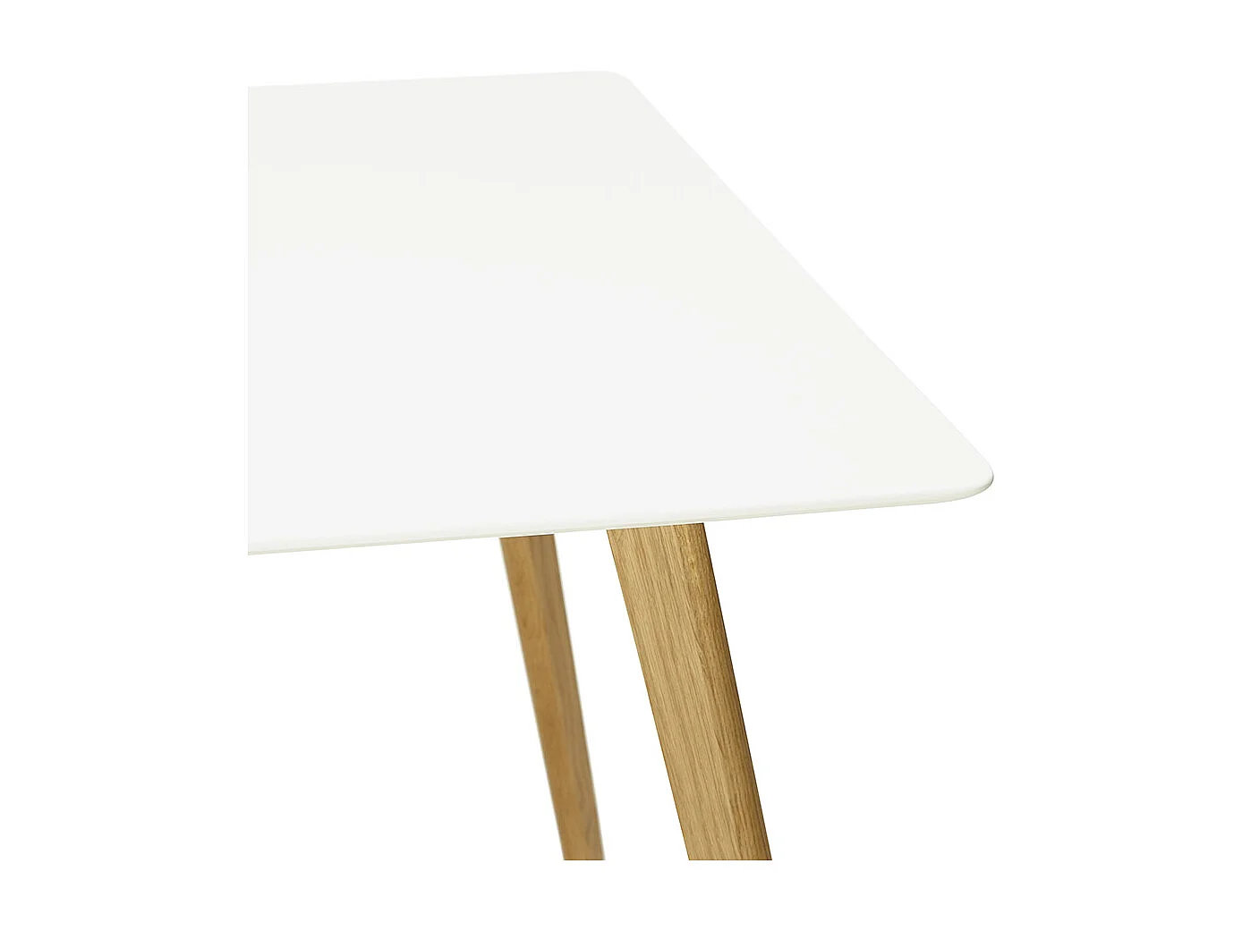 Rechteckiger Küchentisch - CANDY - wit - 160x90x75 cm