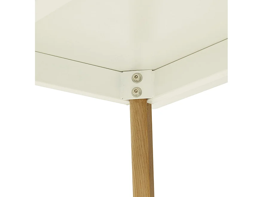 Rechteckiger Küchentisch - CANDY - wit - 160x90x75 cm