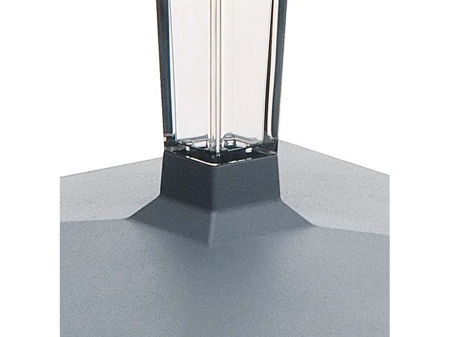 Tischbein - DIMO - transparant - 45x45x70 cm