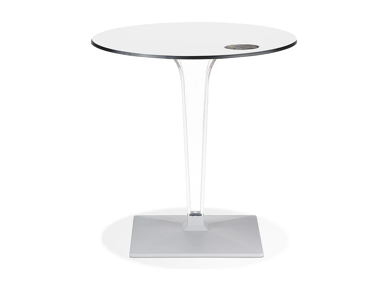 Runder Terrassentisch - VOCLUZ ROUND 68 - wit - 68x68x73 cm