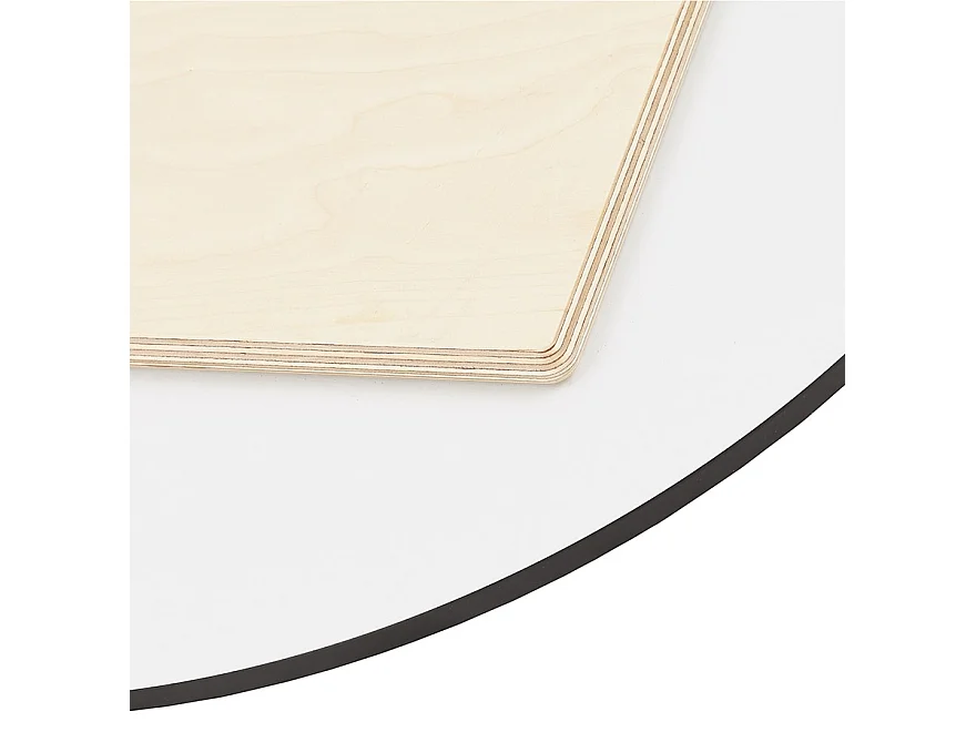 Runder Terrassentisch - VOCLUZ ROUND 68 - wit - 68x68x73 cm