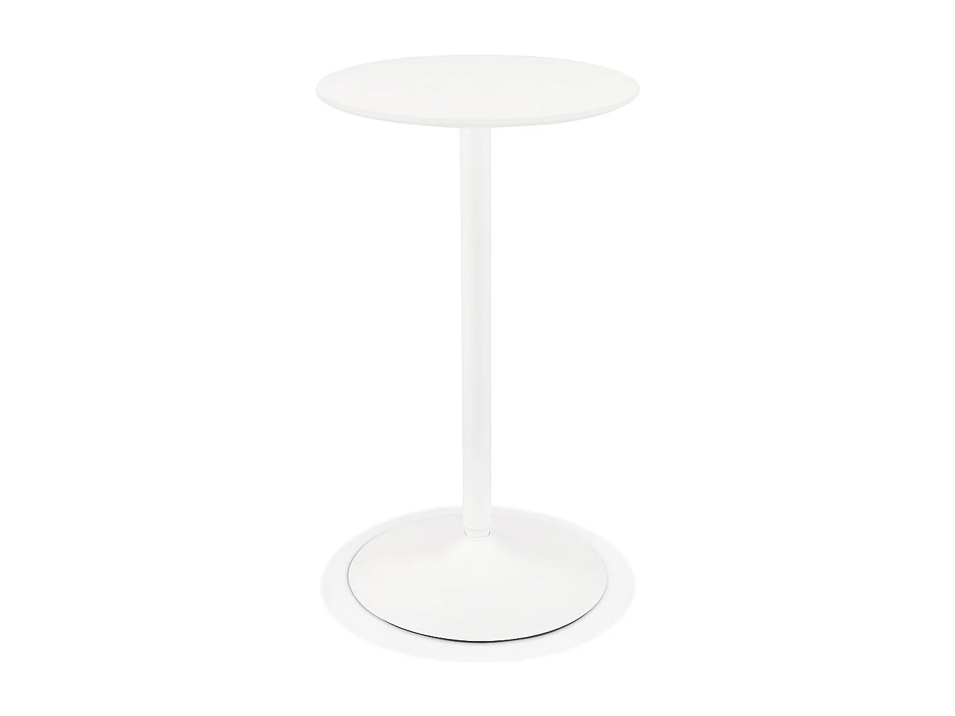 Runder Stehtisch - IDALGO - wit - 60x60x102,8 cm