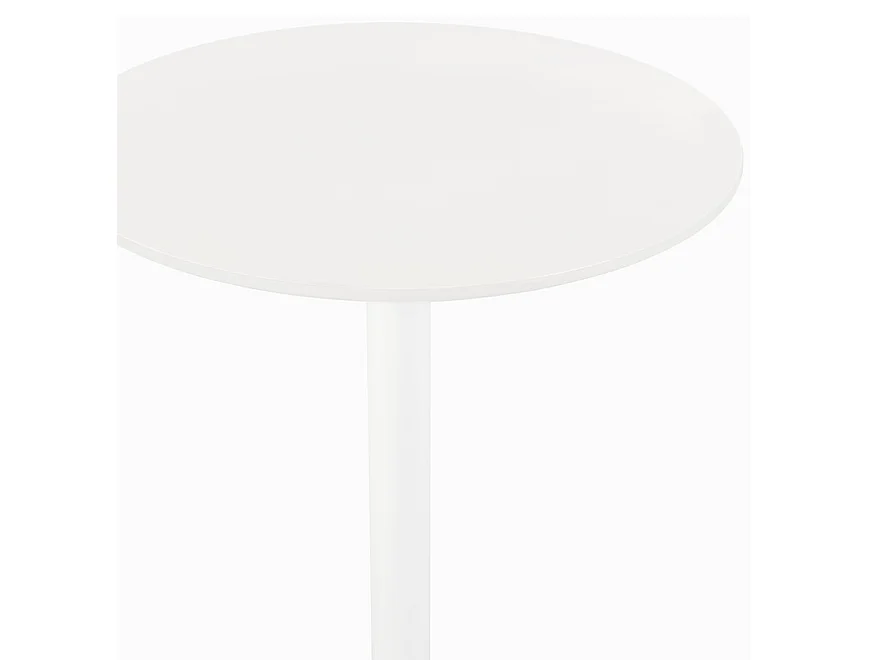 Runder Stehtisch - IDALGO - wit - 60x60x102,8 cm