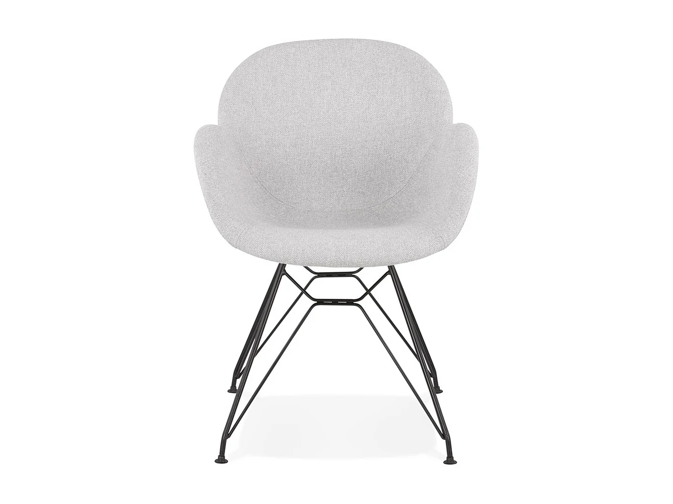 Designerstuhl - PLANET - grijs - 57,5x59x85 cm